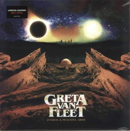 Anthem Of The Peaceful Army (Clear Red Vinyl) - Vinile LP di Greta Van Fleet