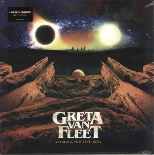 Anthem Of The Peaceful Army (Clear Red Vinyl) - Vinile LP di Greta Van Fleet