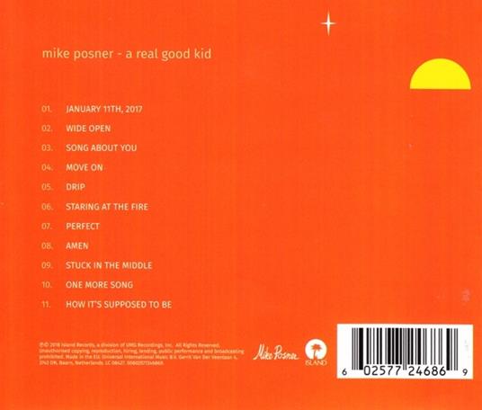 A Real Good Kid - CD Audio di Mike Posner - 2