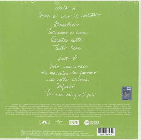 Corochinato (Sanremo 2019) - Vinile LP di Ex-Otago - 2