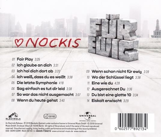 Fur Ewig - CD Audio di Nockis - 2