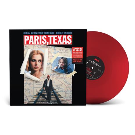 Paris, Texas (Colonna Sonora) (40th Anniversary Vinile Rosso) - Vinile LP di Ry Cooder