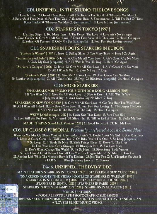 Unzipped (Super Deluxe Edition) - CD Audio + DVD di Whitesnake - 2