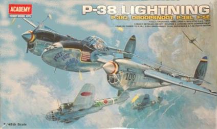 Aereo P-38 J/L/Droop Snoot/F5E 1/48. Academy AC12282