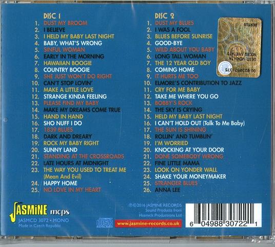 Slide Order of the Blues - CD Audio di Elmore James,Broomdusters - 2