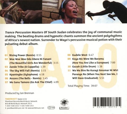Trance Percussion Masters of South Sudan - CD Audio di Wayo - 2