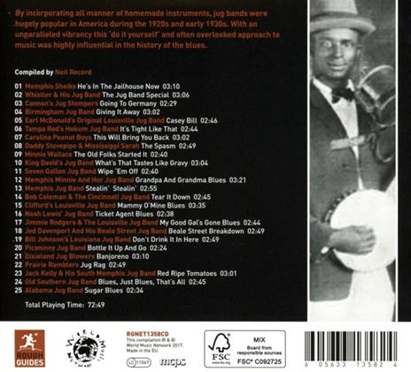 The Rough Guide to Jug Band Blues - CD Audio - 2