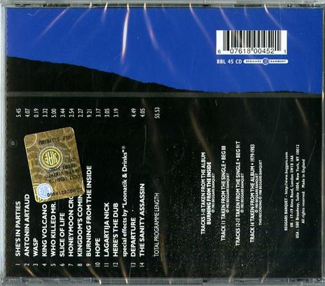 Burning from the Inside - CD Audio di Bauhaus - 2