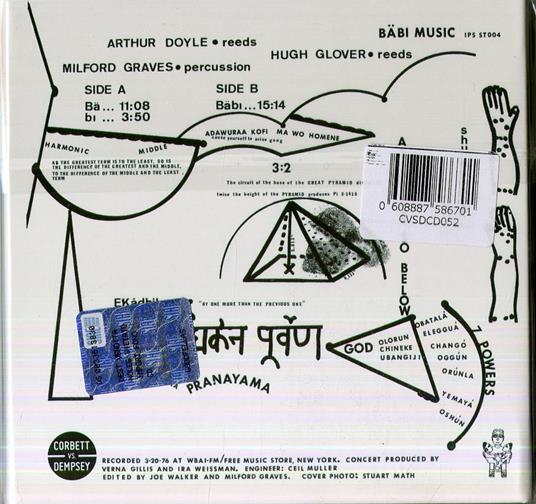 Babi - CD Audio di Milford Graves - 2