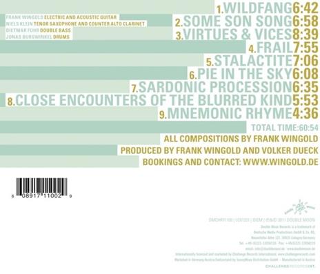 Virtues & Vices - CD Audio di Frank Wingold - 2