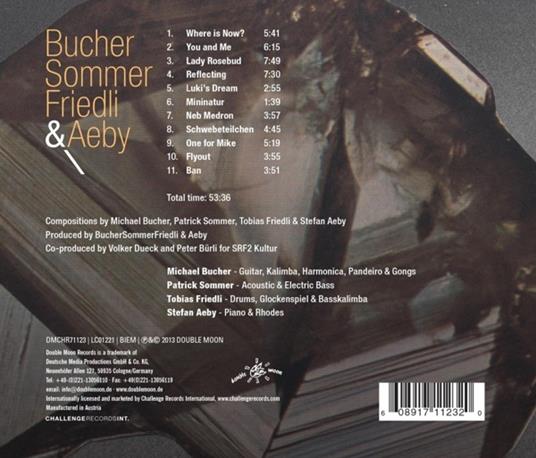 Where Is Now? - CD Audio di Bucher-Sommer-Friedli-Aeby - 3