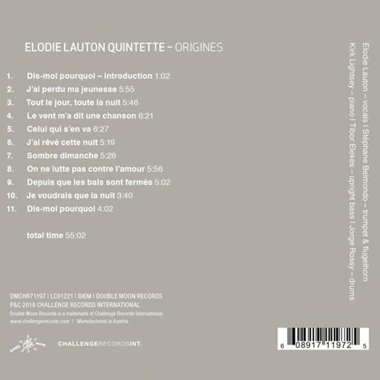 Origines - CD Audio di Elodie Lauton - 2