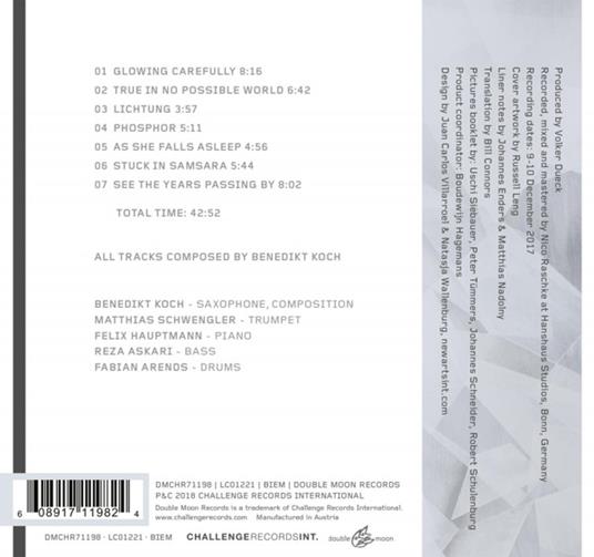 True in No... (Digipack) - CD Audio di Benedikt Koch - 2