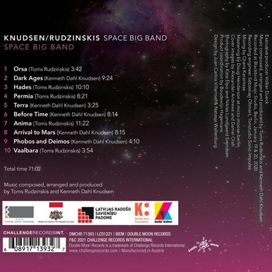 Space Big Band - CD Audio di Knudsen-Rudzinskis Space Big Band - 2