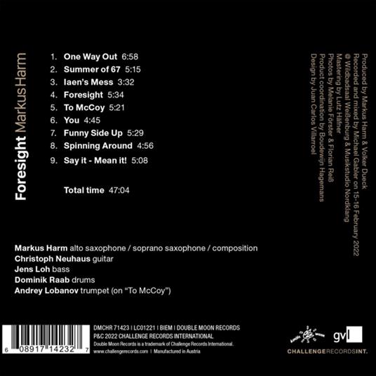 Foresight - CD Audio di Markus Harm - 2