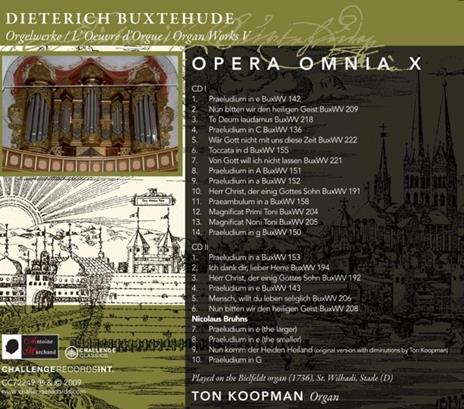 Complete Works X - CD Audio di Ton Koopman - 3