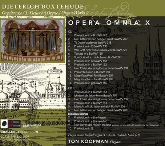 Complete Works X - CD Audio di Ton Koopman - 3