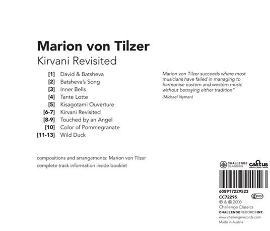 Kirvani Revisited - CD Audio di Marion Von Tilzer - 2