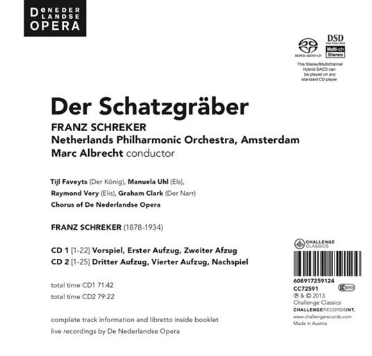 Der Schatzgraber - CD Audio di F. Schreker - 2