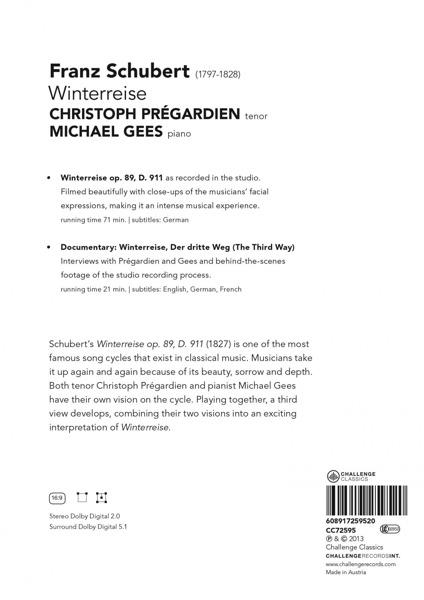 Winterreise (DVD) - DVD di Franz Schubert