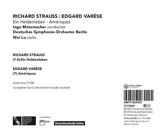 Ein Heldenleben - CD Audio di Richard Strauss - 2