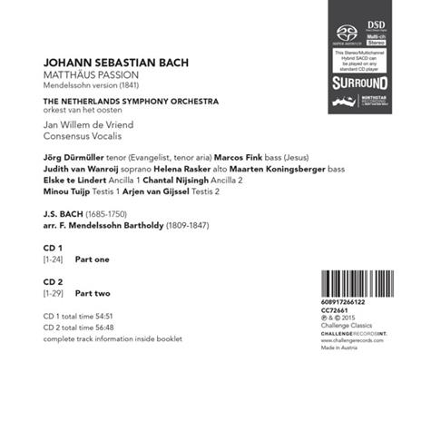 Matthaus Passion - SuperAudio CD di Johann Sebastian Bach - 2