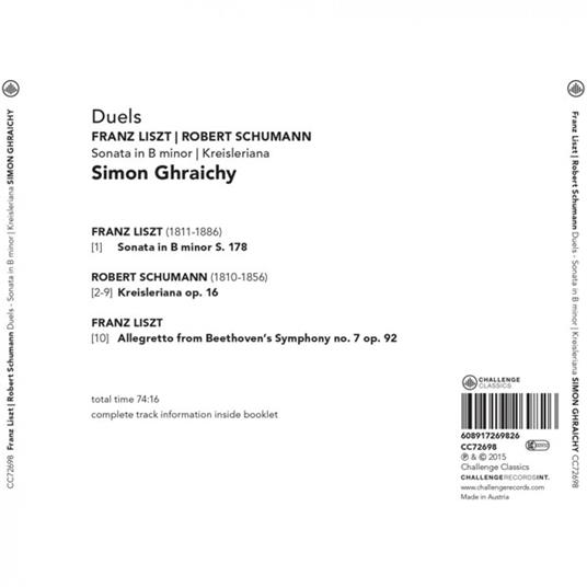 Duels - CD Audio di Simon Ghraichy