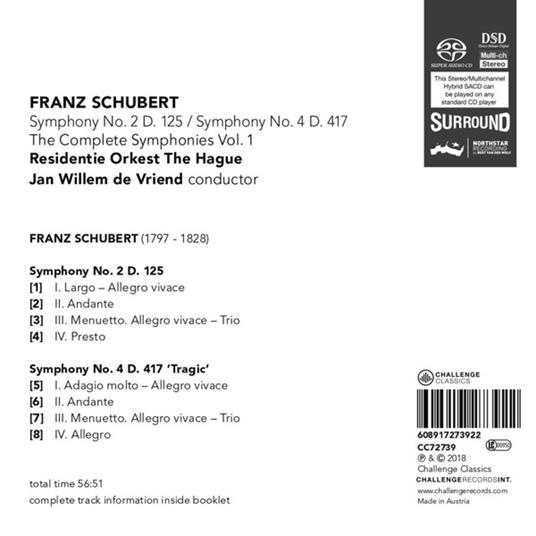Sinfonie complete vol.1 - CD Audio di Franz Schubert - 2