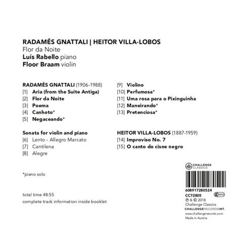 Flor Da Noite - CD Audio di Luis Rabello,Floor Braam - 2