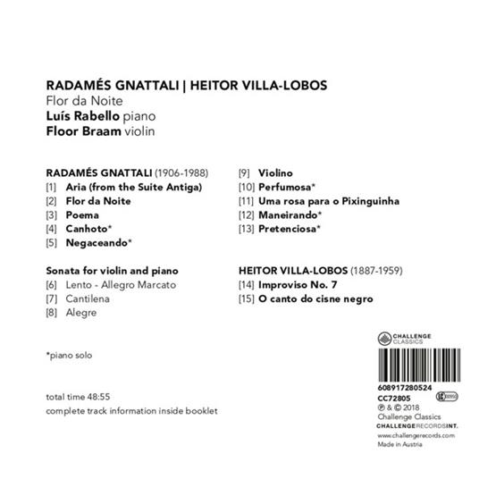 Flor Da Noite - CD Audio di Luis Rabello,Floor Braam - 2