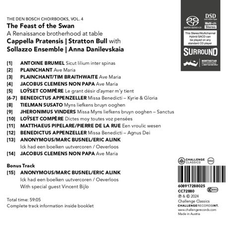 Feast Of The Swan - CD Audio di Cappella Pratensis - 2