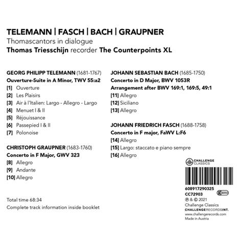 Thomascantors In Dialogue - CD Audio di Thomas & The Counterpoints Xl Triesschijn - 2