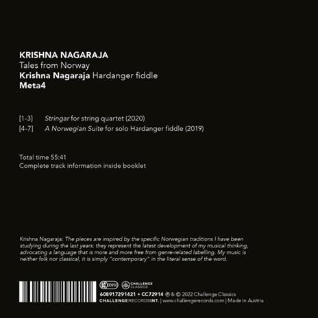 Tales From Norway - CD Audio di Krishna - Meta4 Nagaraja - 2