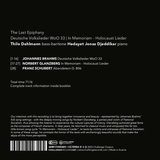 Last Epiphany - CD Audio di Thilo Dahlmann - 2