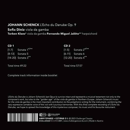 L'Echo Du Danube - CD Audio di Sofia Diniz - 2