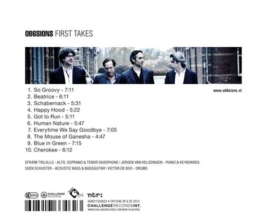 First Takes - CD Audio di Ob6sions