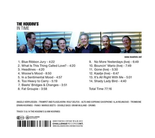 In Time - CD Audio di Houdini's - 2