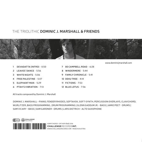 The Triolithic - CD Audio di Dominic J. Marshall - 2