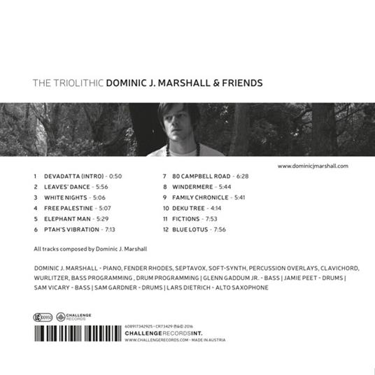 The Triolithic - CD Audio di Dominic J. Marshall - 2