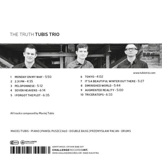 The Truth - CD Audio di Tubis Trio - 2