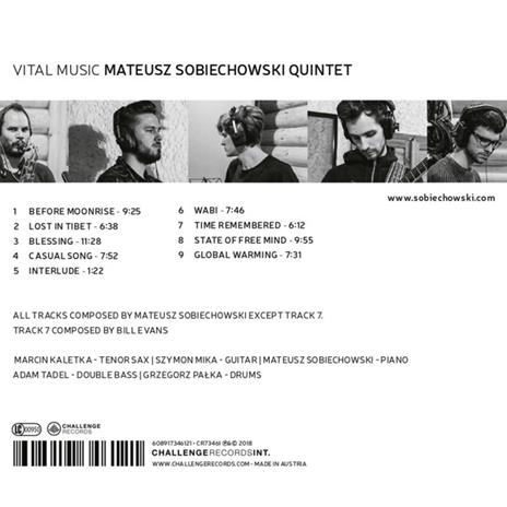 Vital Music - CD Audio di Mateusz Sobiechowski - 2