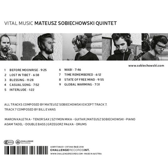 Vital Music - CD Audio di Mateusz Sobiechowski - 2
