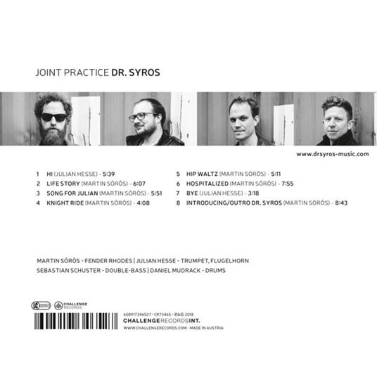 Joint Practice - CD Audio di Dr. Syros - 2