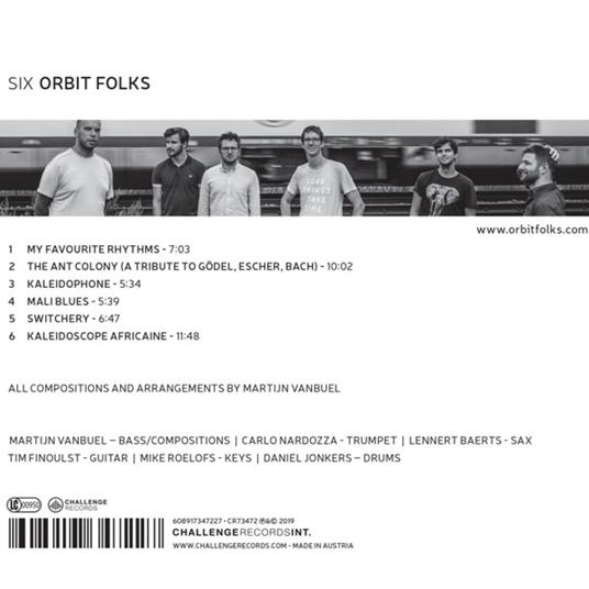 Six - CD Audio di Orbit Folks - 2