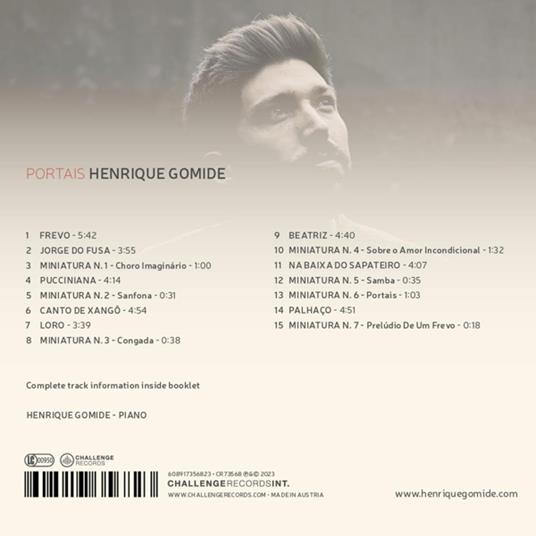 Portais - CD Audio di Henrique Gomide - 2