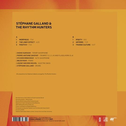 Stephane Galland & The Rhythm Hunters - Vinile LP di Stephane Galland,Rhythm Hunters - 2