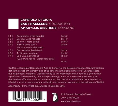Arie da concerto - CD Audio di Luigi Boccherini - 2