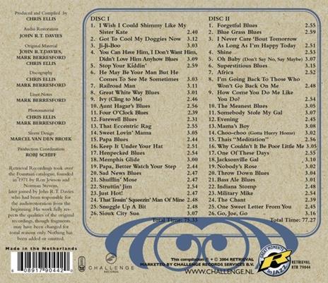 1922-1926 - CD Audio di Original Memphis Five - 2