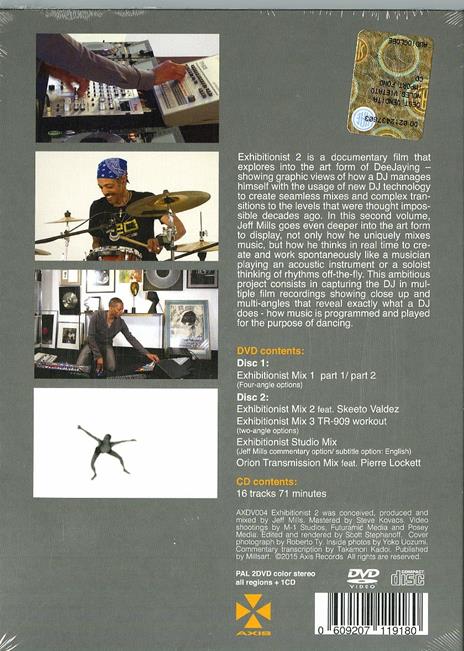 Exhibitionist 2 - CD Audio + DVD di Jeff Mills - 2
