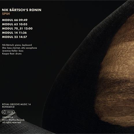 Spin - CD Audio di Nik Bartsch's Ronin - 2